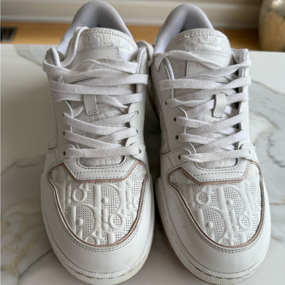 Dior Cream and Pink Sneakers - Picture 2 of 8